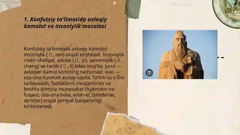 Konfutsiy ta'limotiga oid 3