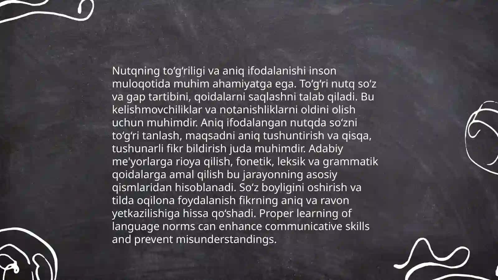 Nutqning To'g'riligi 3