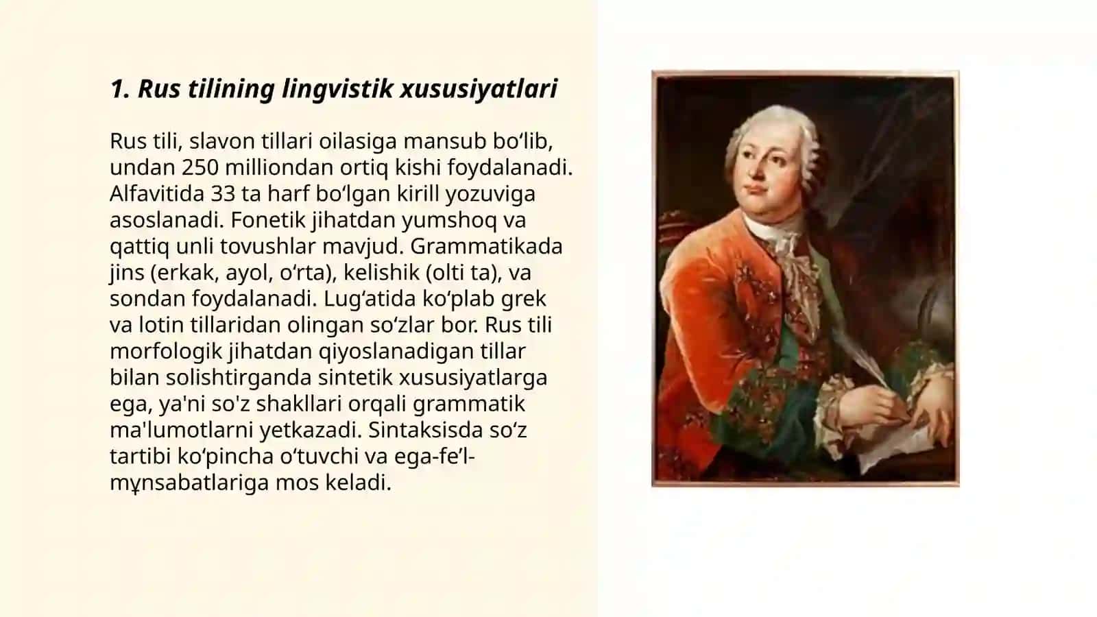 Rus tilining lingvistik xususiyatlari 3
