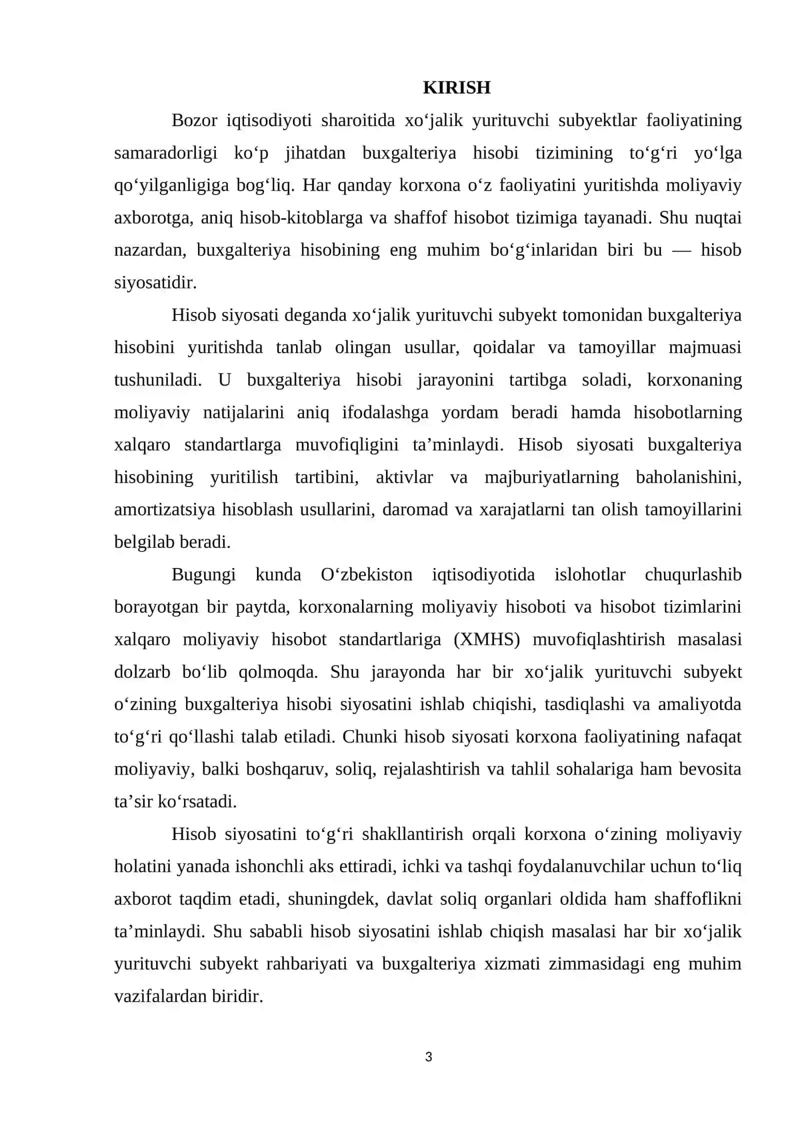 Hisob siyosati 3