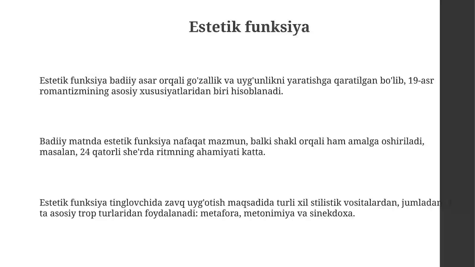 Badiiy nutqning asosiy belgilari 3