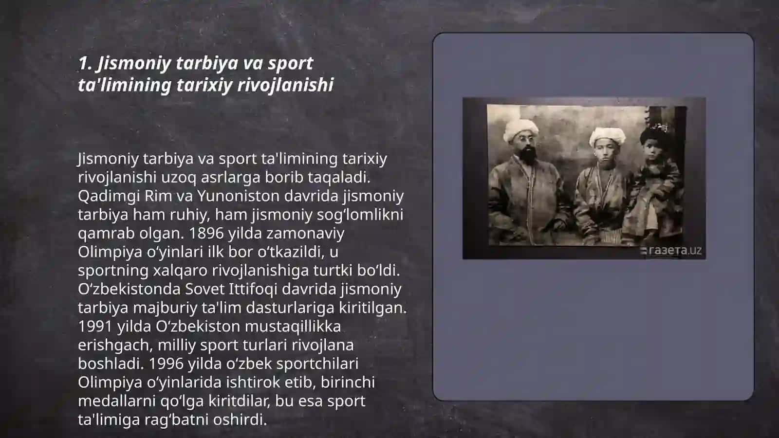 Jismoniy tarbiya va sport ta'limining paydo bo'lishi va rivojlanish bosqichlari 3