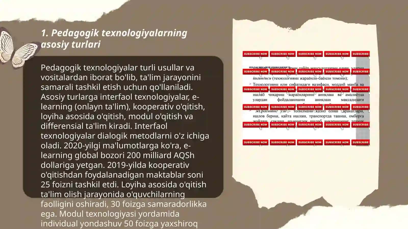 Pedagogik texnologiyalarning klassifikatsiyasi 3