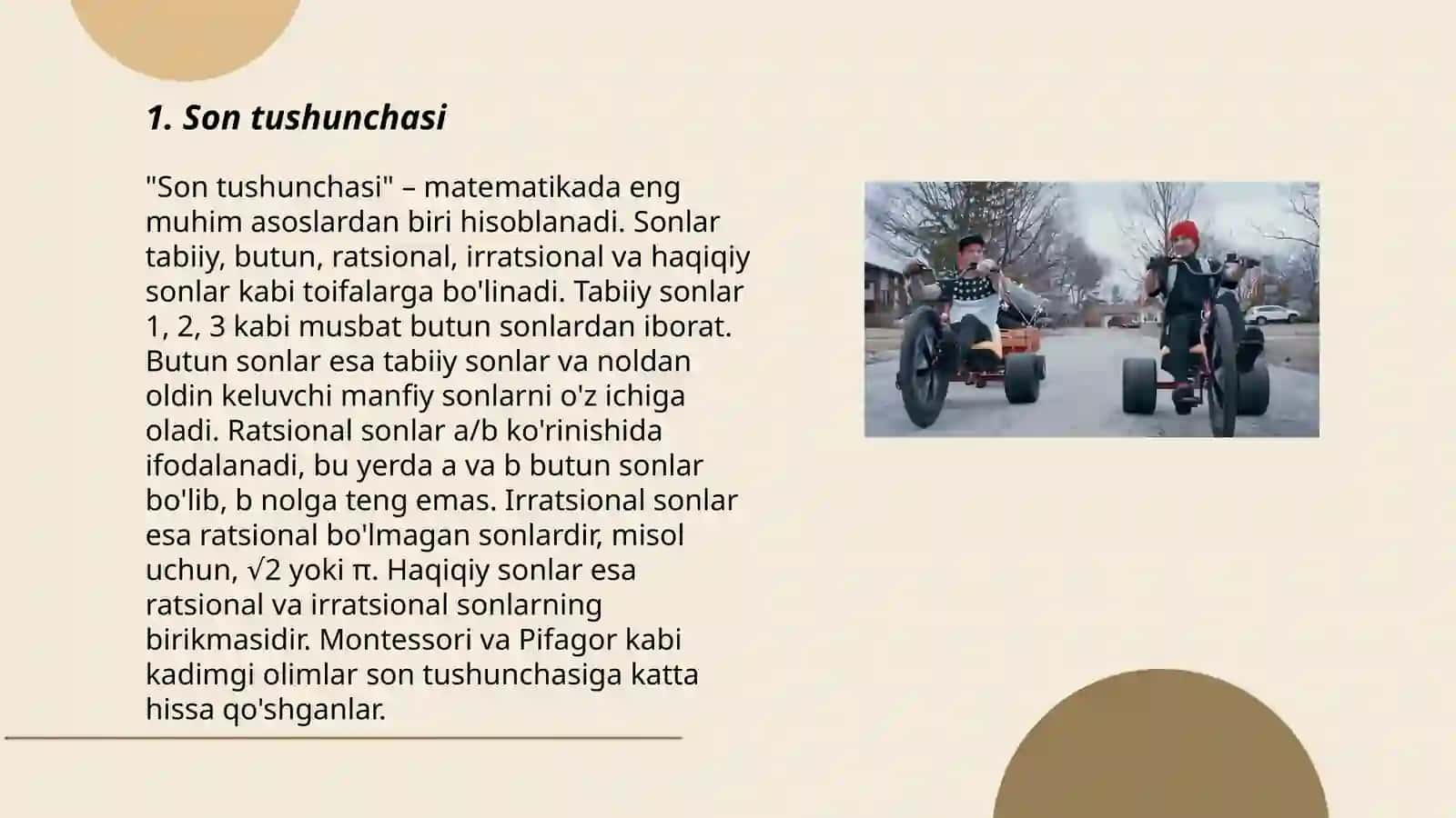 Son tushunchasi 3
