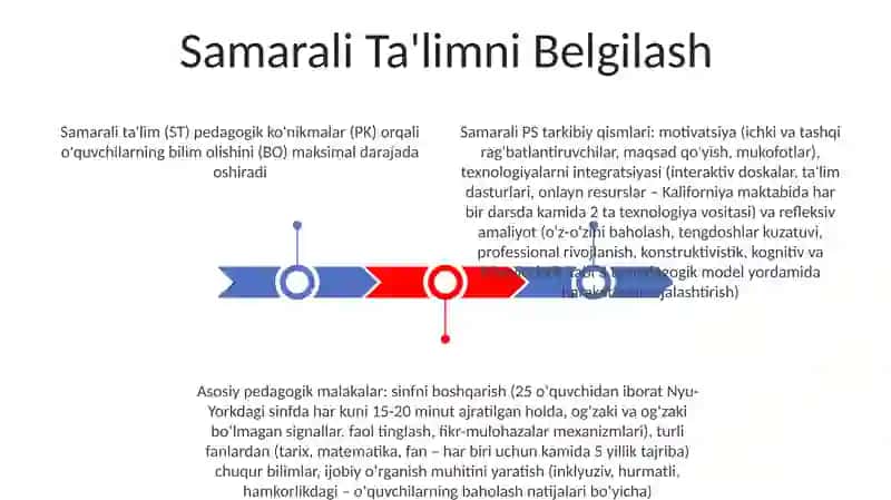 Samarali Ta'limni Belgilash 3