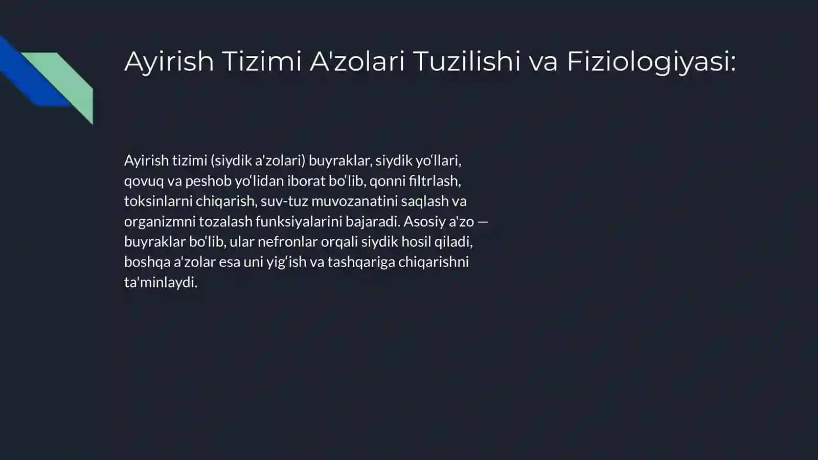 Ayirıw tızımı 3