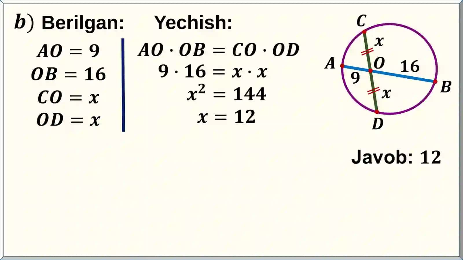Geometriya9-sinf 3