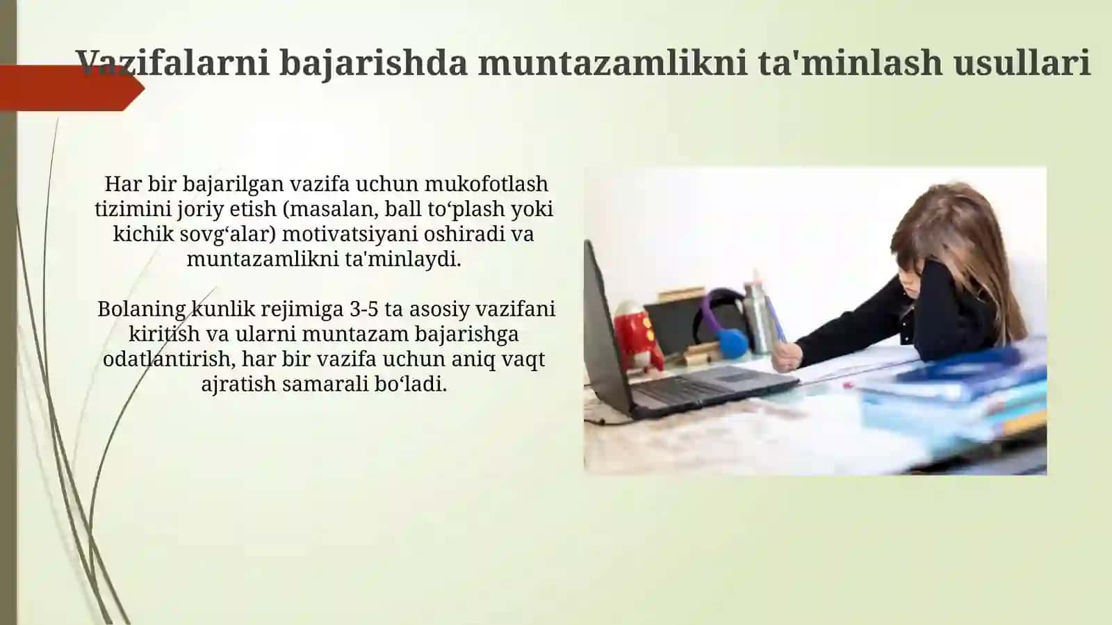 Izchillik va motivatsiya 3