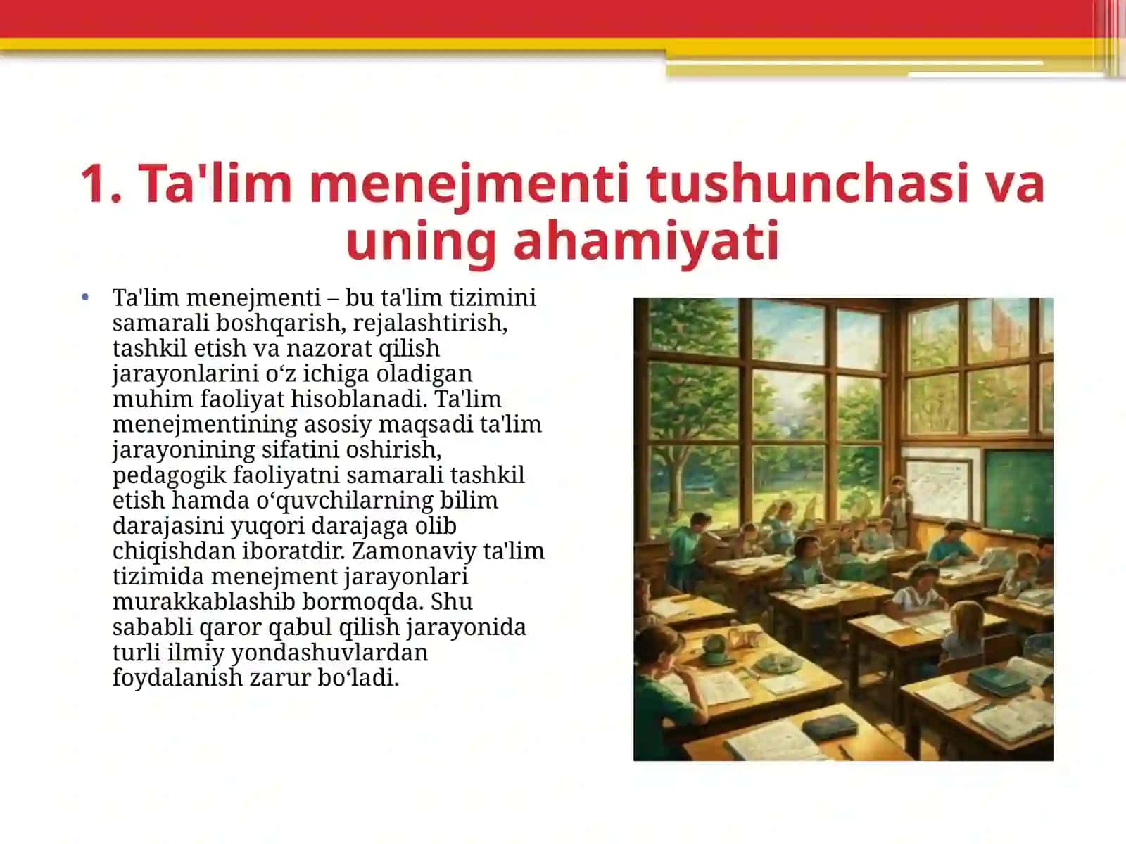 Ta'lim menejmenti va qaror qabul qilishda kognitiv yondashuvlar 3