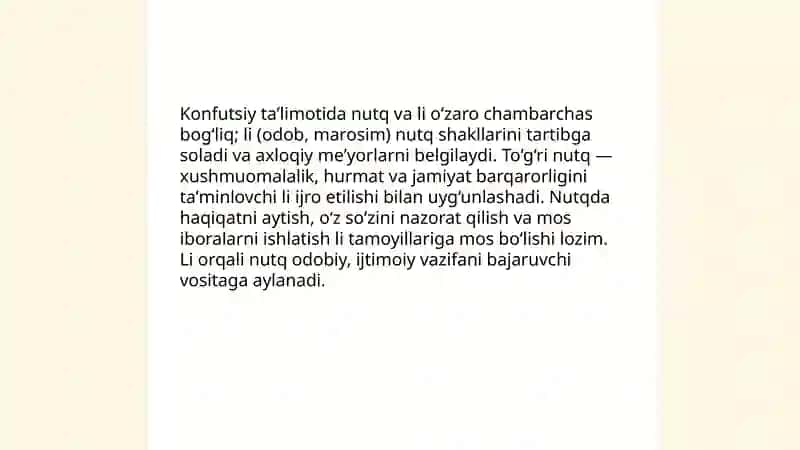 Konfutsiy taʼlimotida nutq madanyati masalasi 3