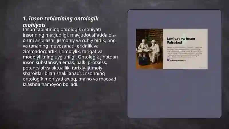 Inson falsafasi 3