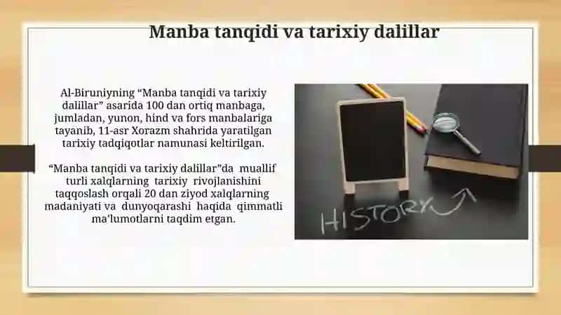 Manba tanqidi va tarixiy dalillar 3