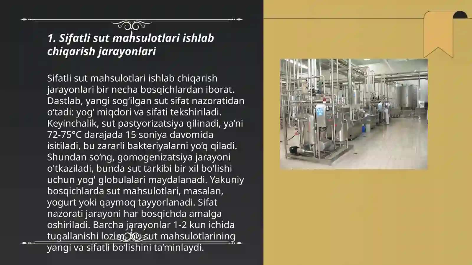 Sutmahsulotlarga ishlov berish sutmahsulotlarini kursatgichlari ishlatilish va texnologiyasi 3