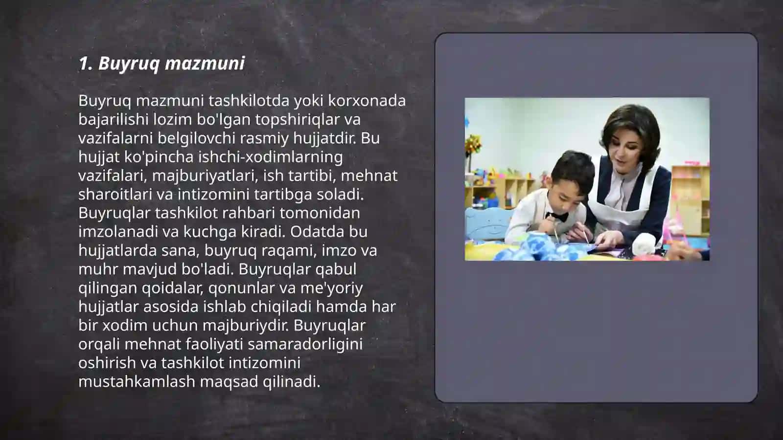 Buyruqlar tashkil etish usullari 3