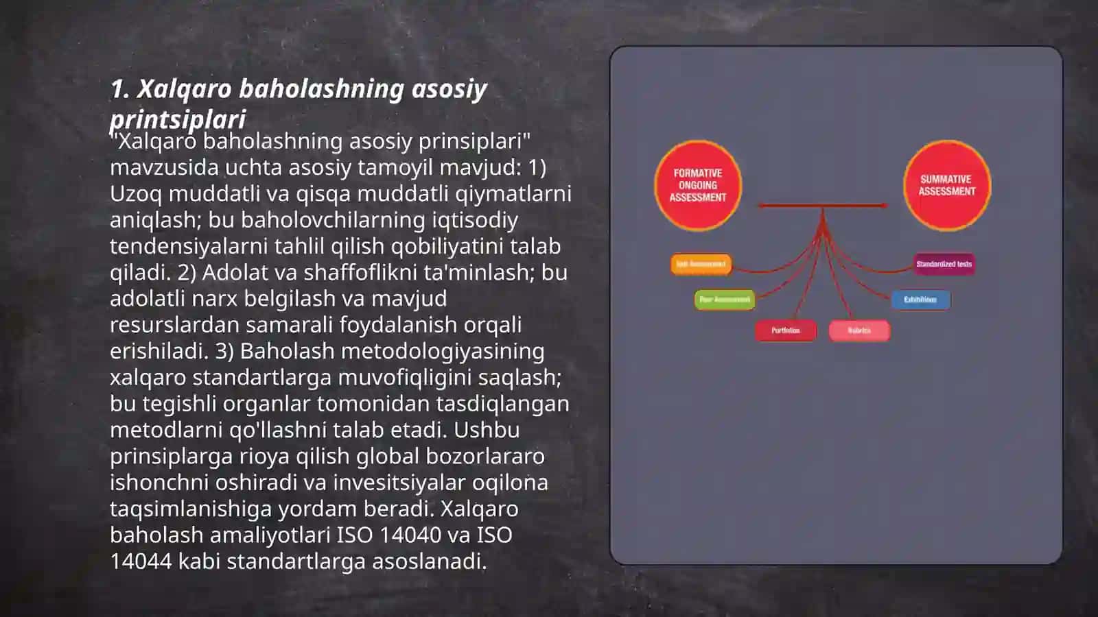 Xalqaro baholash metodlari 3