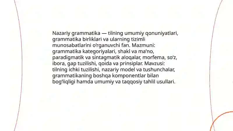 Nazariy grammatika va uning xususiyatlari 3