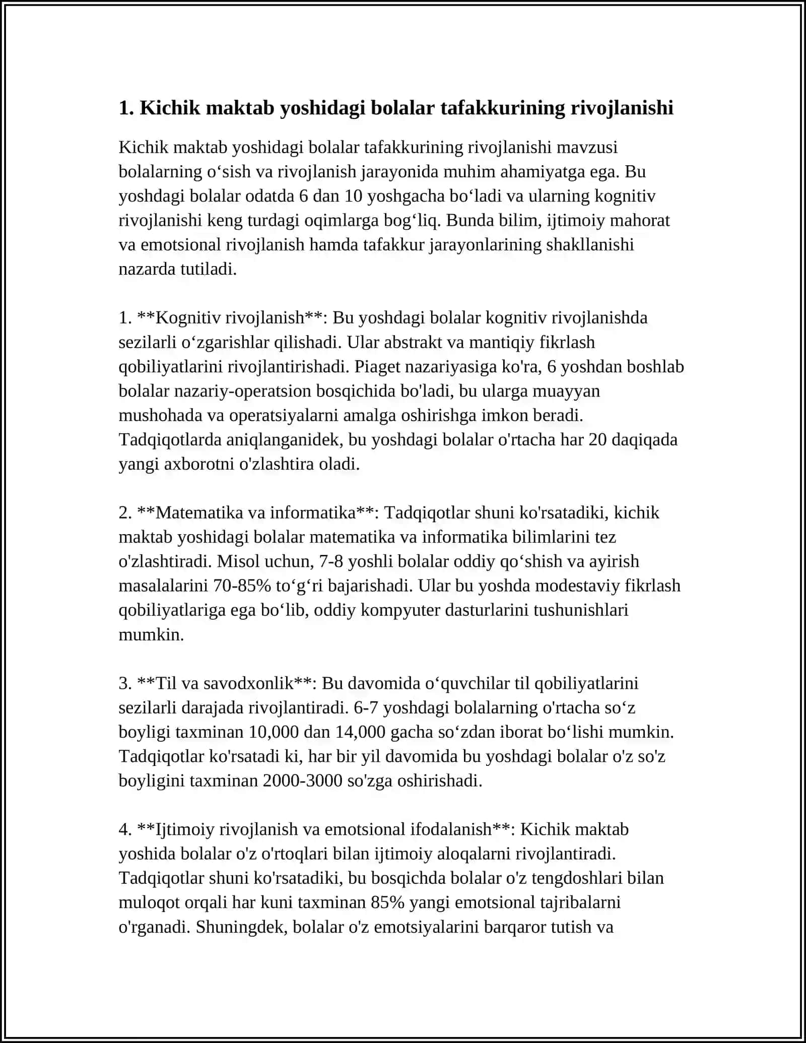 KICHIK MAKTAB YOSHIDAGI O'QUVCHILAR TAFAKKURINING XUSUSIYATLARI 3
