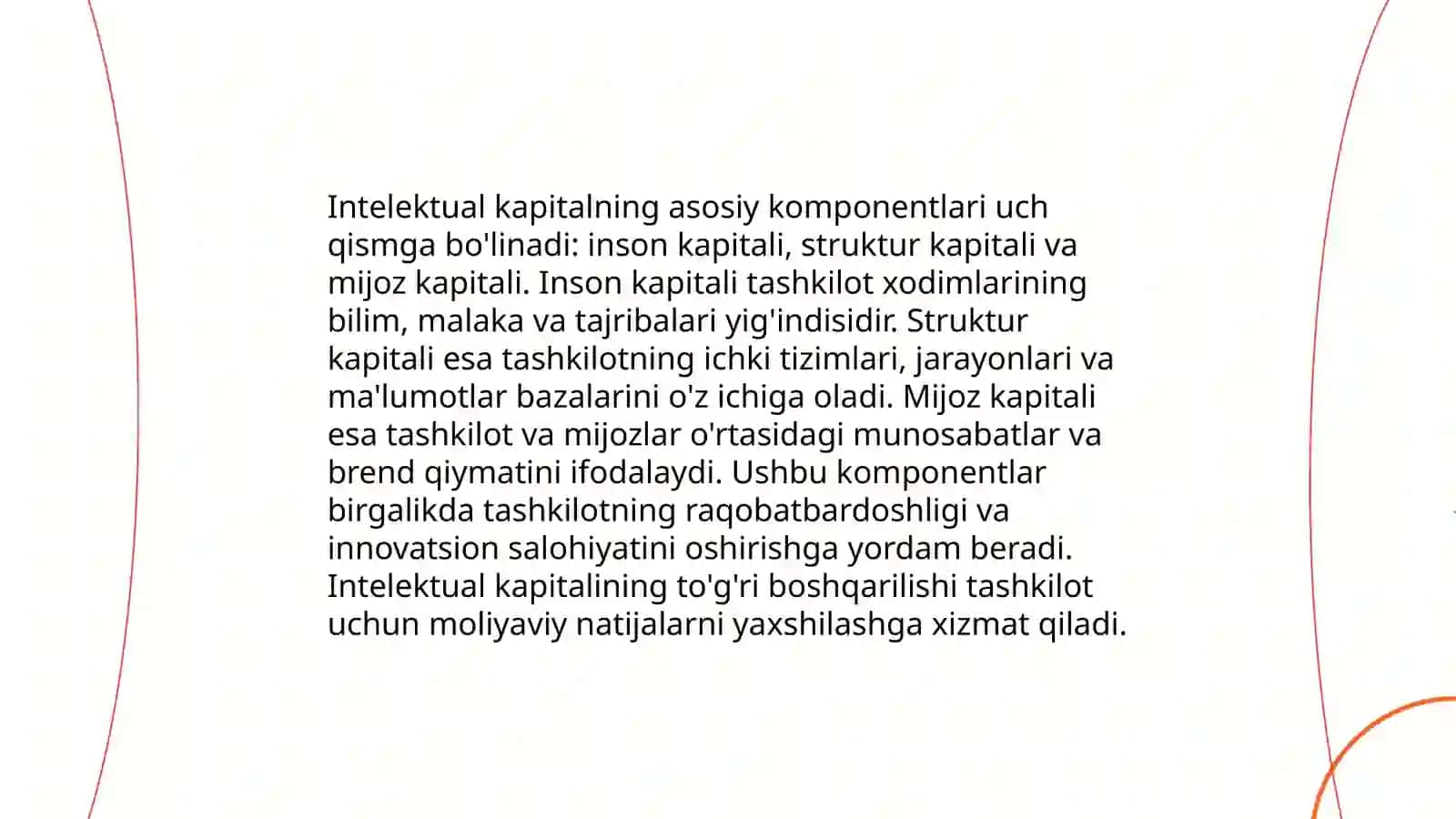 Intelektual kapital va intelektual mulkni shakillantirish va boshqarish 3