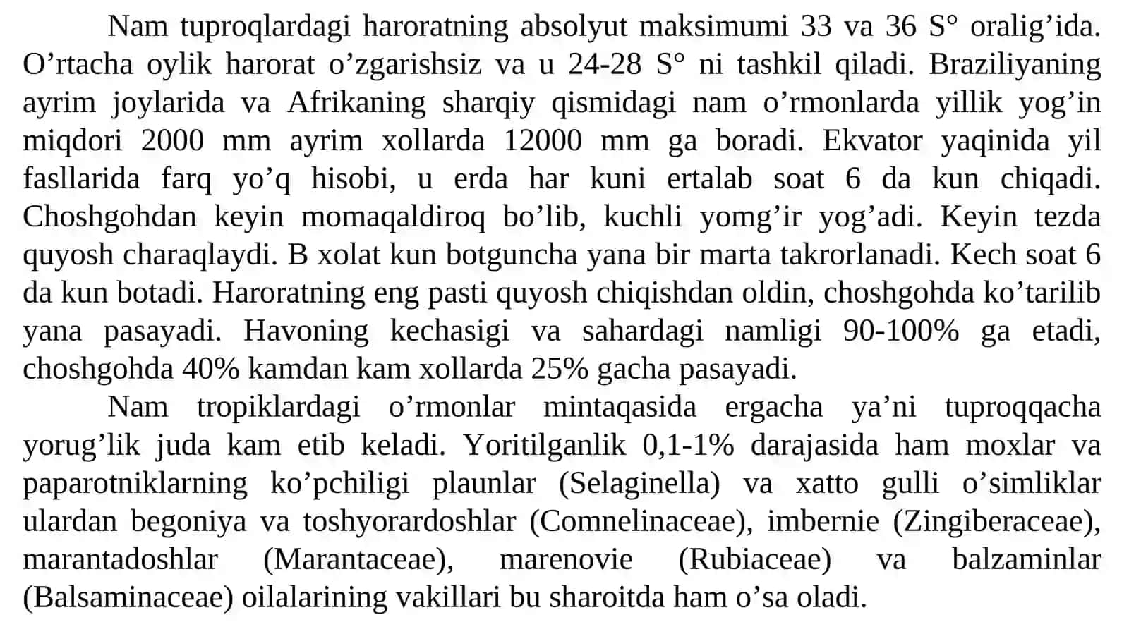 O’simliklarning mintaqalar bo’yicha tarqalishi 3