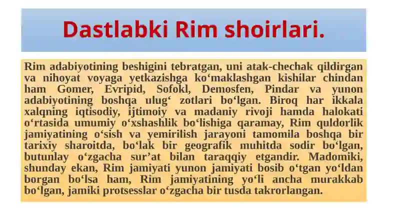 RIM ADABIYOTI 3