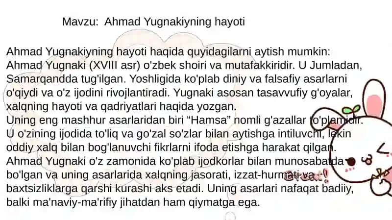 Ahmad Yassaviyning hayoti va ijodi 3