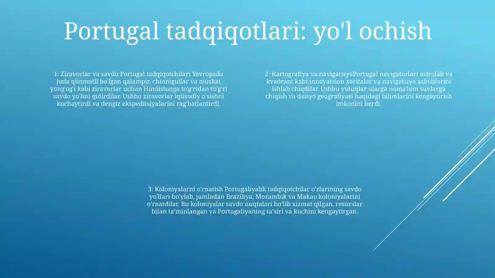 Buyuk Geografik Kashfiyotlar Va Ularning Ahamiyati 3