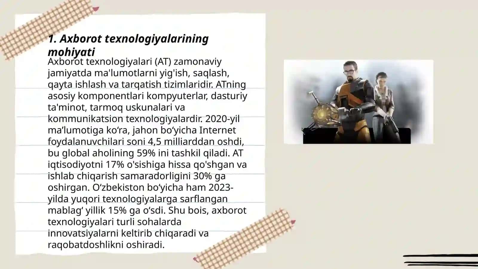 Axborot texnologiyalari tushunchasi 3
