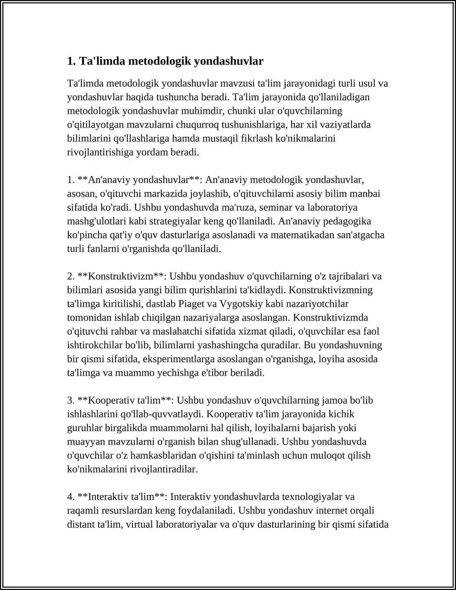TAʼLIM VA TARBIYA METODOLOGIYASI 3