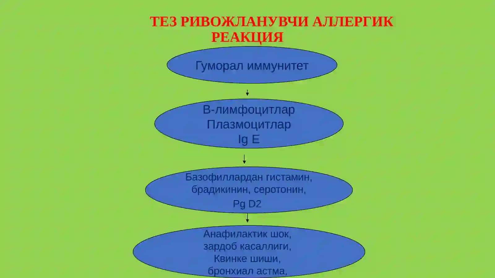 Аллергияга қарши воситалар. Иммунитет тизимига таъсир этувчи воситалар 3