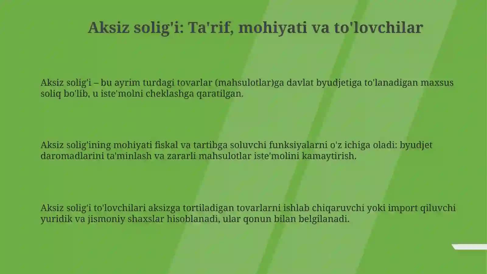 Aksiz solig'i 3
