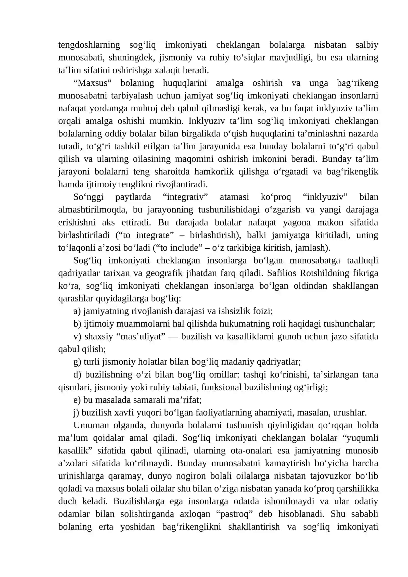 Bolalarda bag‘rikenglikni shakllantirish orqali inklyuziv ta’lim 3