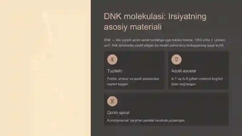 Irsiyatning Molekulyar Asoslari 3