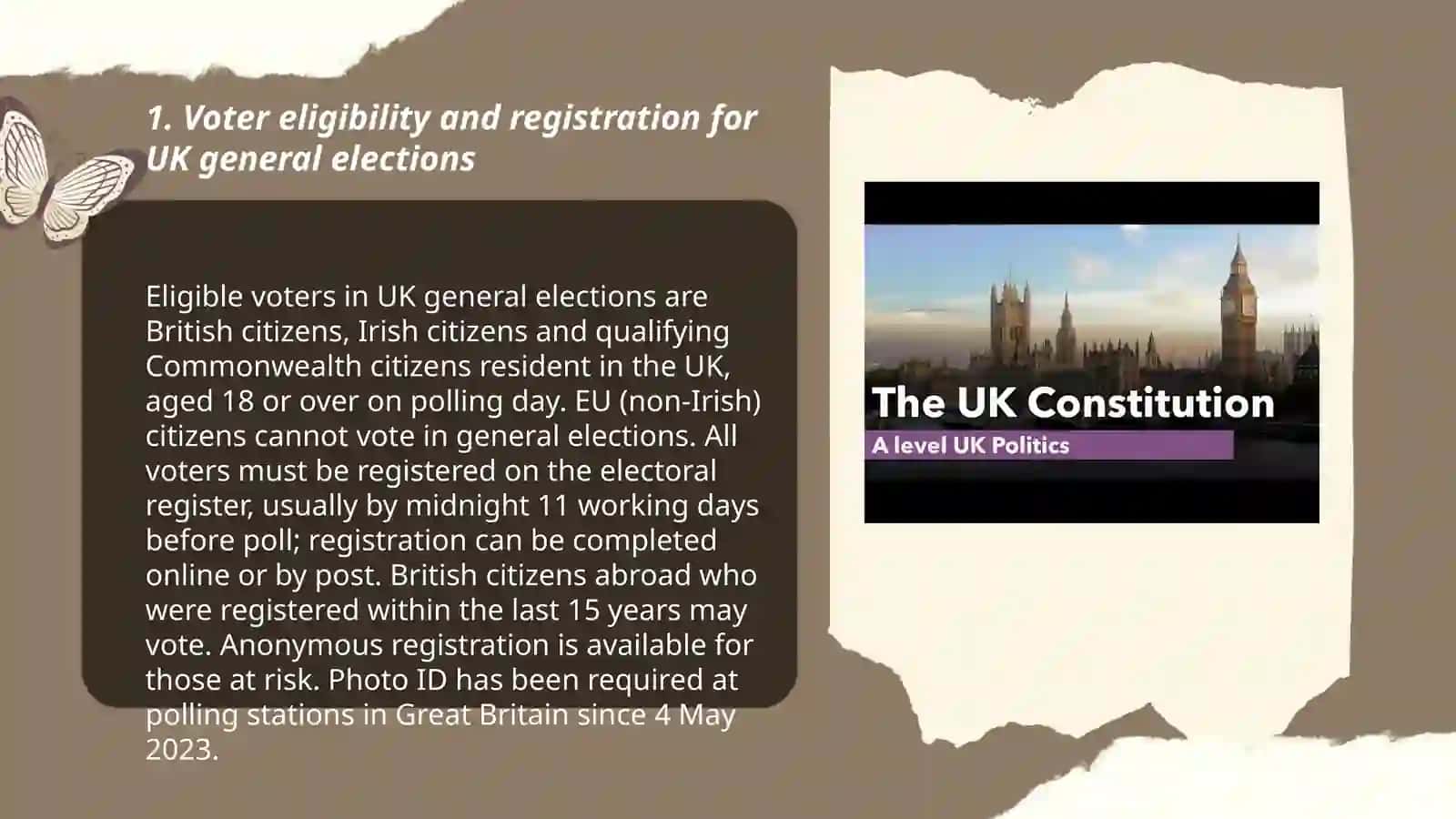 Constitution of UK General Election Guidelines 3