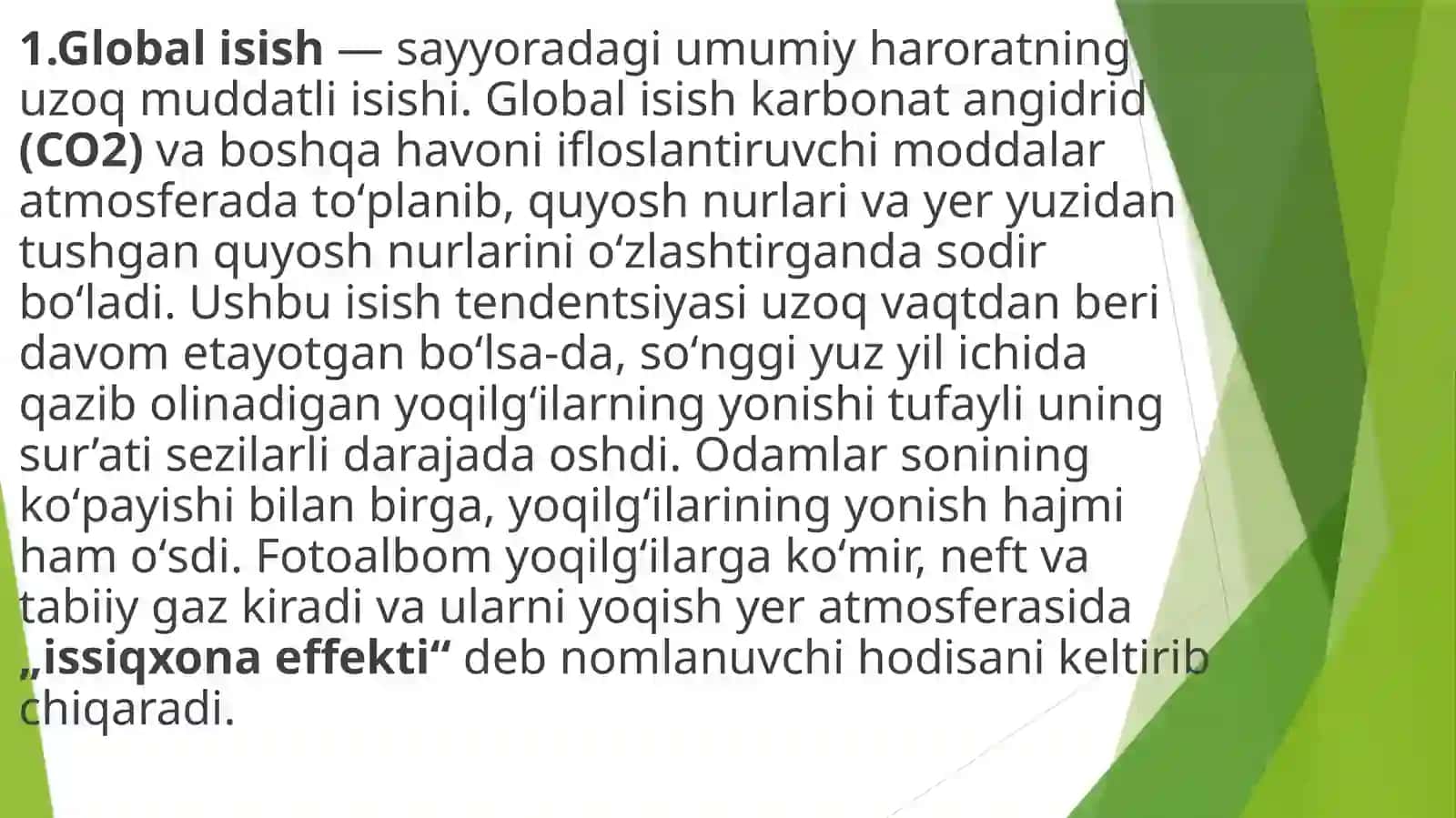 Globalisishning sabablari 3