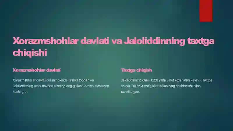 Jaloliddin Manguberdi - buyuk sarkarda va vatan himoyachisi 3