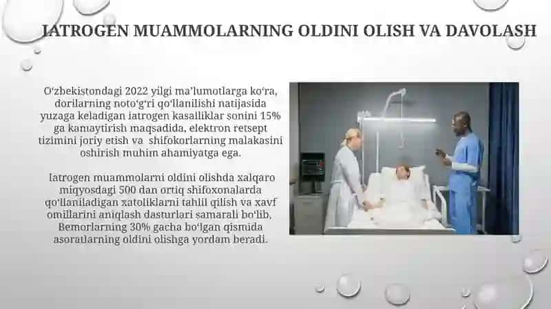 Zamonaviy tibbiyotda yatrogeniya muammolari 3