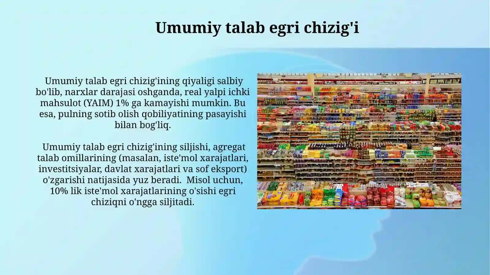 Umumiy Talab va Umumiy Taklif Modelining Asoslari 3