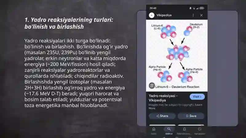 Yadro reaksiyalari 3