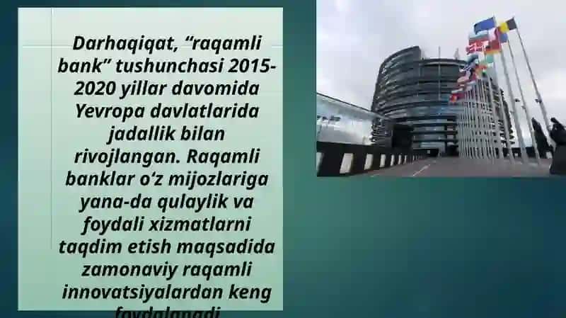 Raqamli bank va Anorbank 3