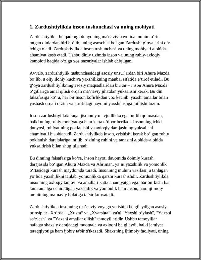 ZARDUSHTIYLIKDA INSON VA HAYOT FALSAFASI 3