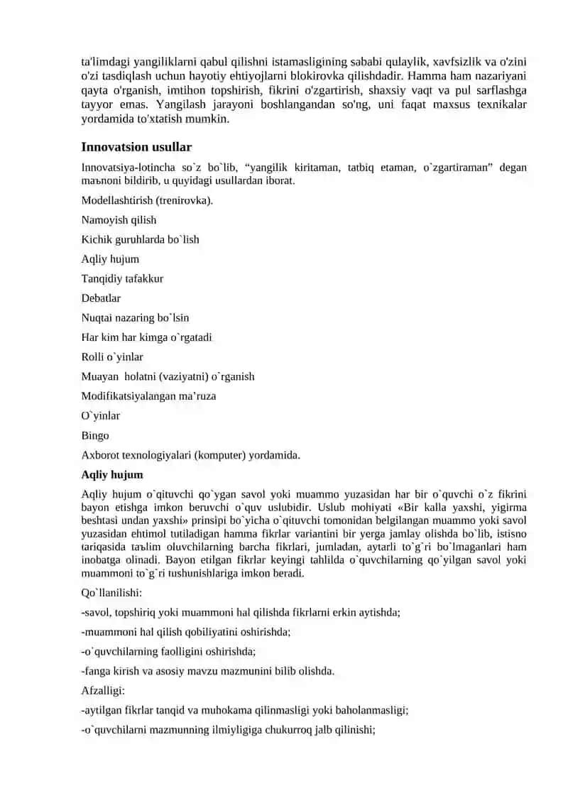 TA’LIMDA INNOVATSION JARAYONLAR 3