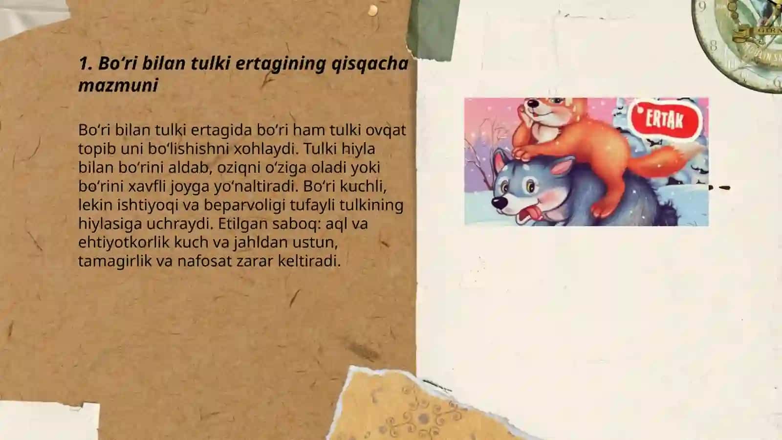 Boʻri bilan tulki 3