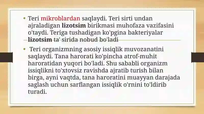 SHAXSIY GIGIYENA. SANITARIYA MAORIF ISHINI TASHKIL QILISH 3