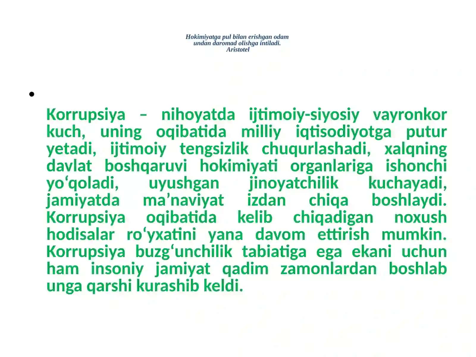 Korrupsiyaga qarshi kurashning jahon tajribasi 3