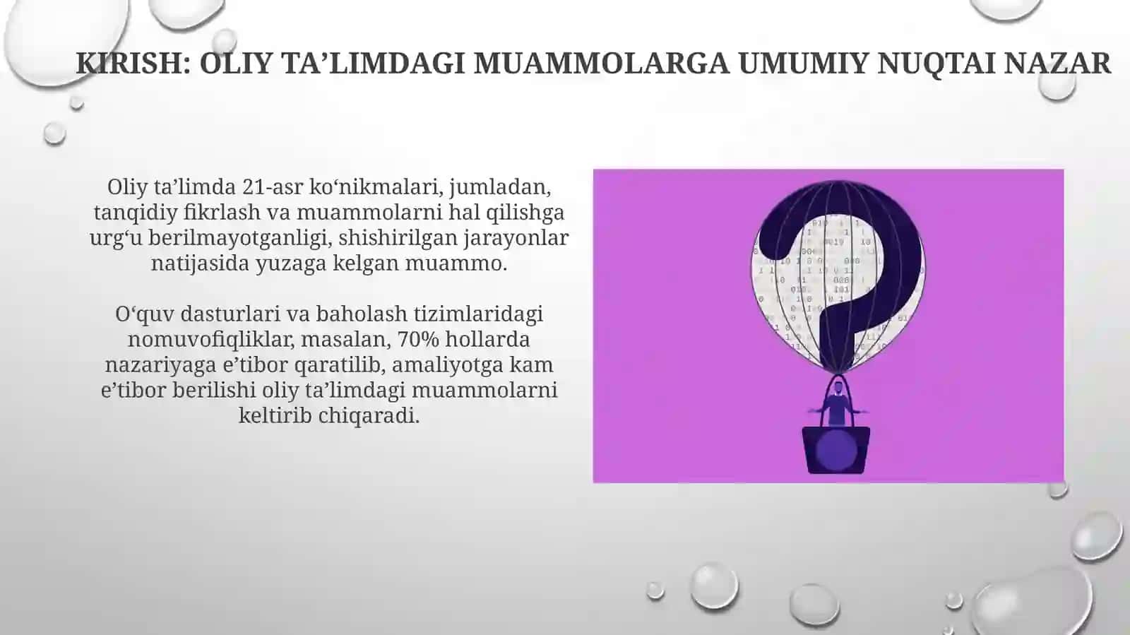 Oliy ta'lim balonlari jarayonlari 3
