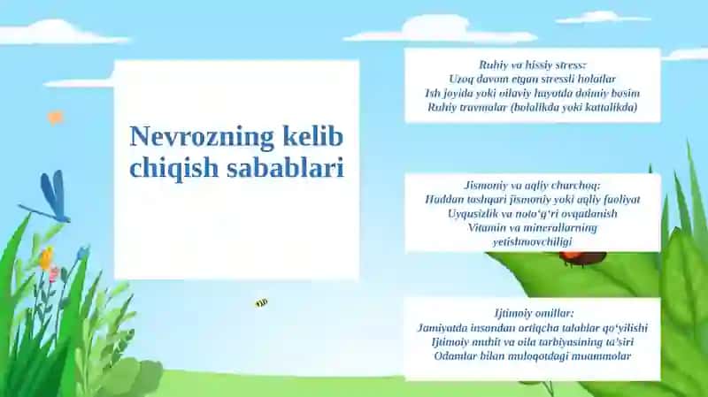 Nevroz qanday kasallik? 3