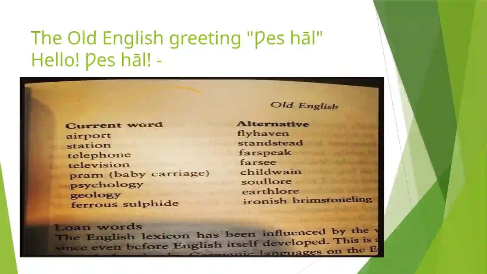 OLD ENGLISH SPELLING 3