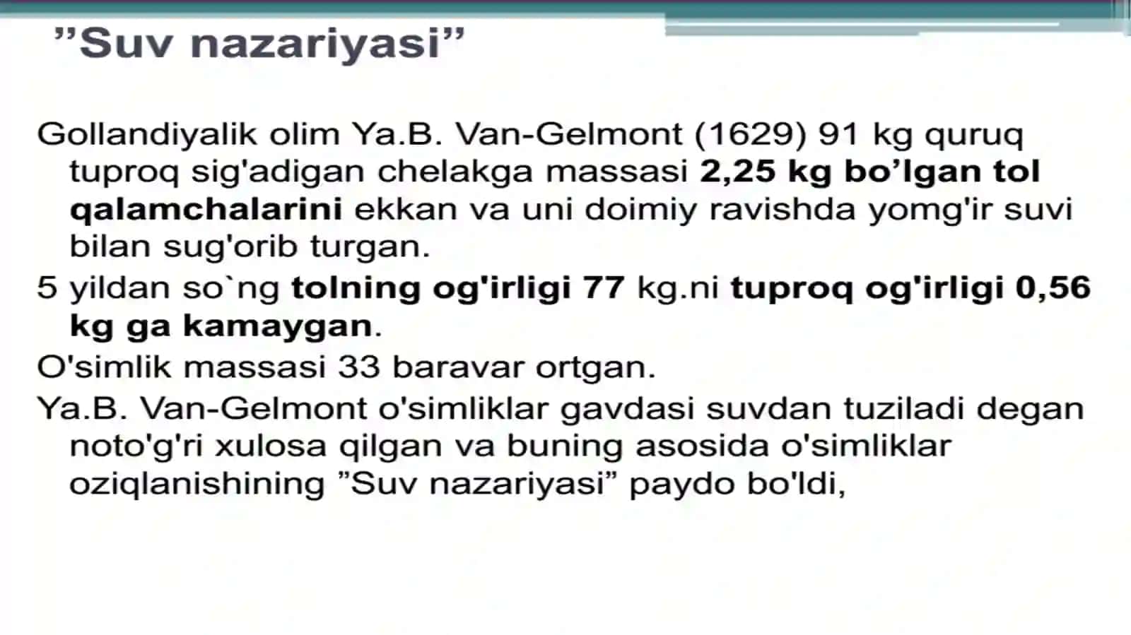 O'SIMLIKLARNING MINERAL OZIQLANISH FIZIOLOGIYASI 3