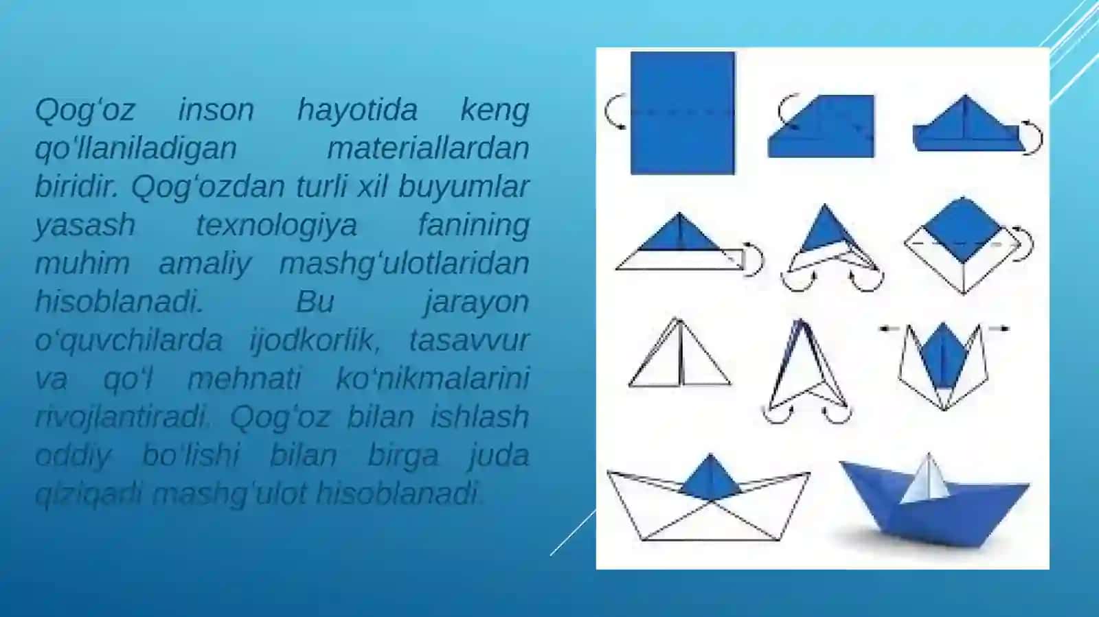 Qog'ozdan Buyumlar 3