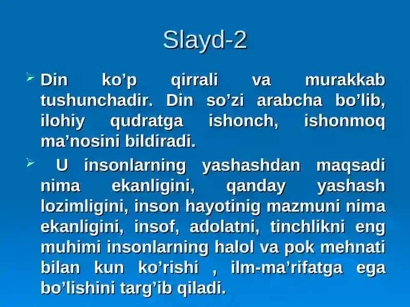 Ta'lim tarbiya jarayonida diniy ta'limotlarning o'rni 3
